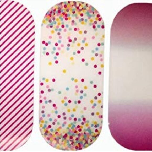 Jamberry Happy Birthday Full Sheet Nail Wraps K004 - Picture 1 of 12